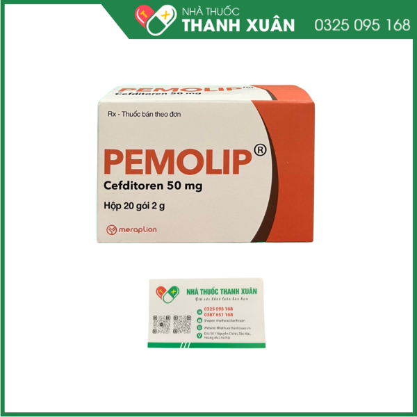 Pemolip 50mg thuốc điều trị nhiễm khuẩn